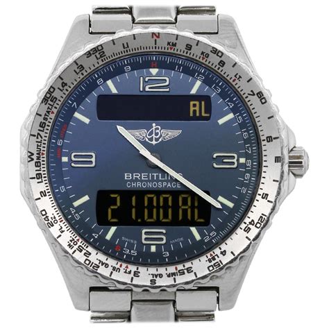 digital breitling|Breitling digital watch.